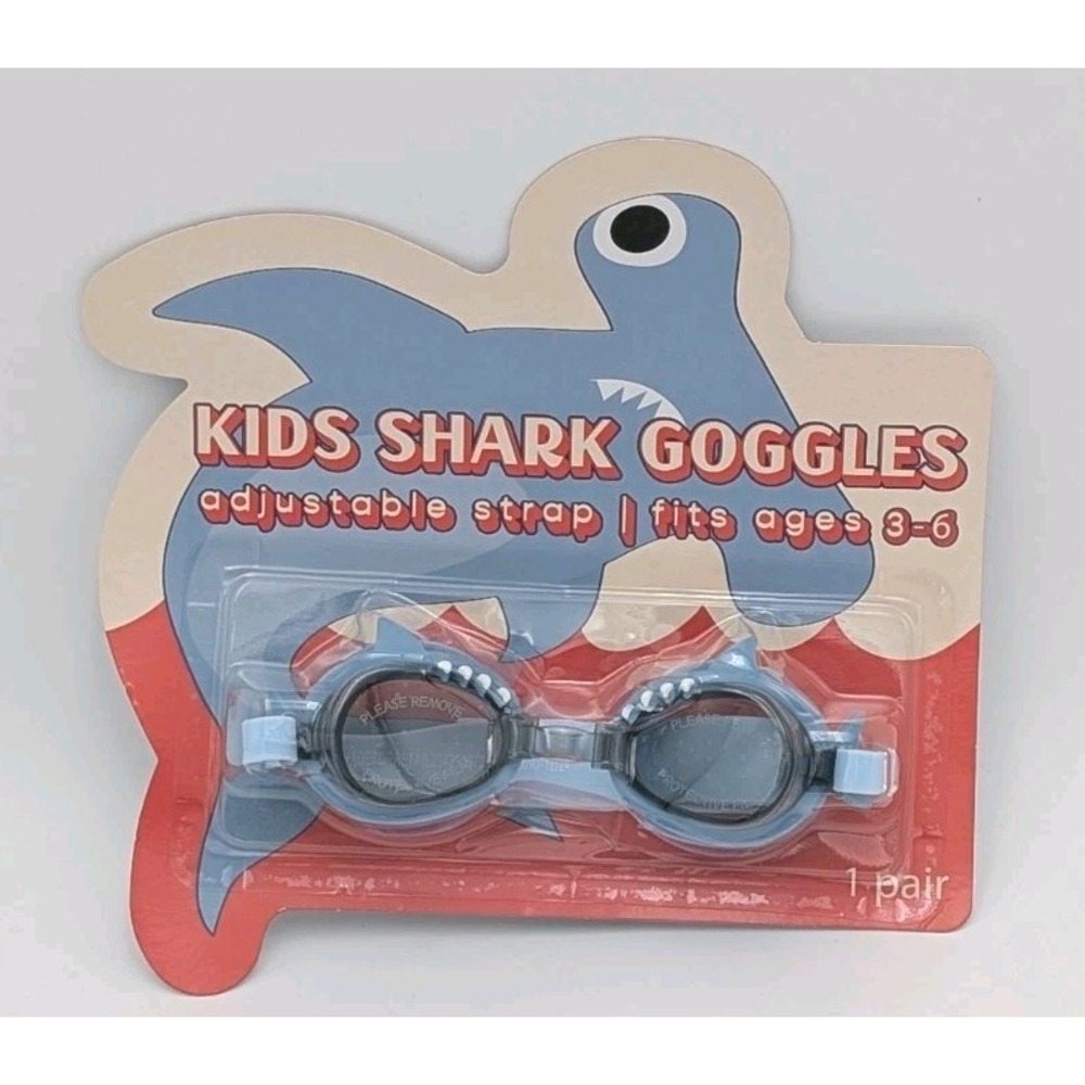 Kid's Swim Goggles Ages 3-6 Shark